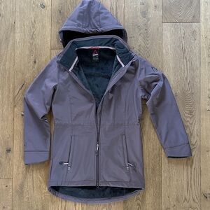 Women's Waterproof Soft Shell Hooded Jacket - Size S